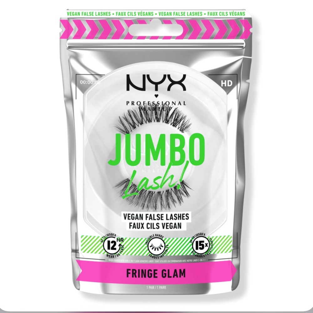 5/$25❣️NYX Jumbo Lash! Vegan False Lashes - Fringe Glam